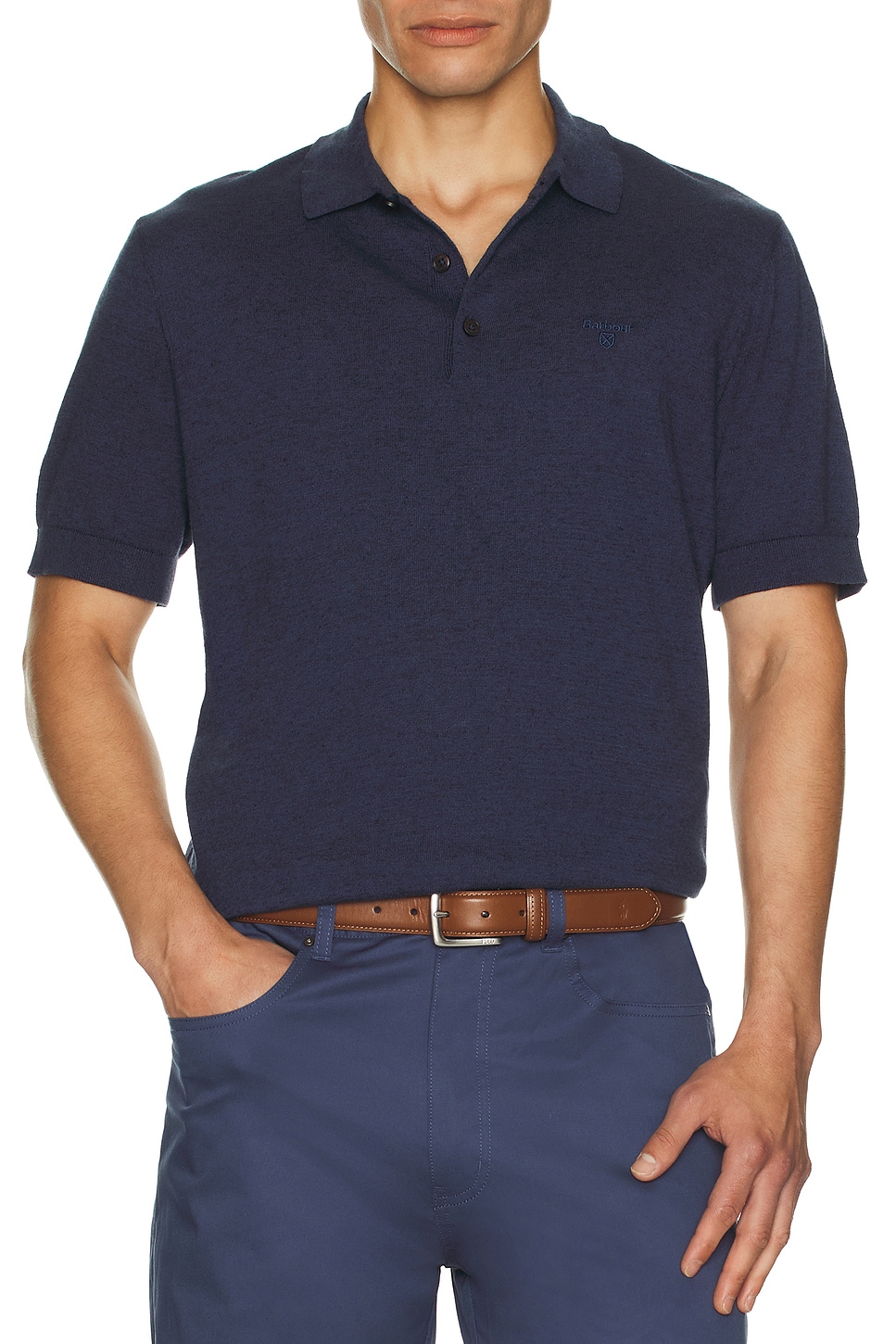 Buston Knit Polo - Thumbnail 3