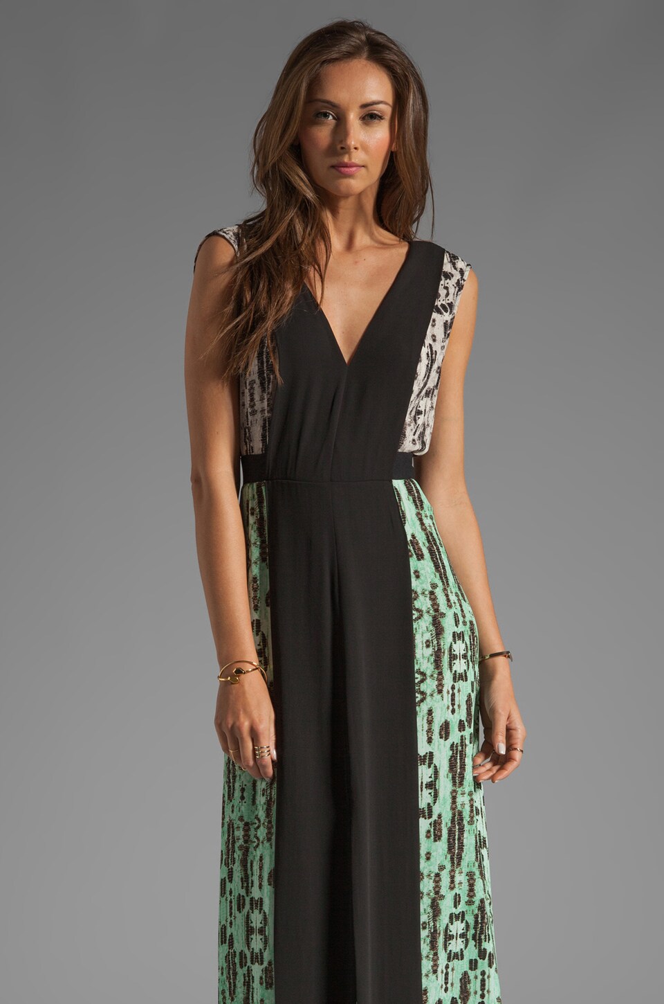 kelly green maxi dress