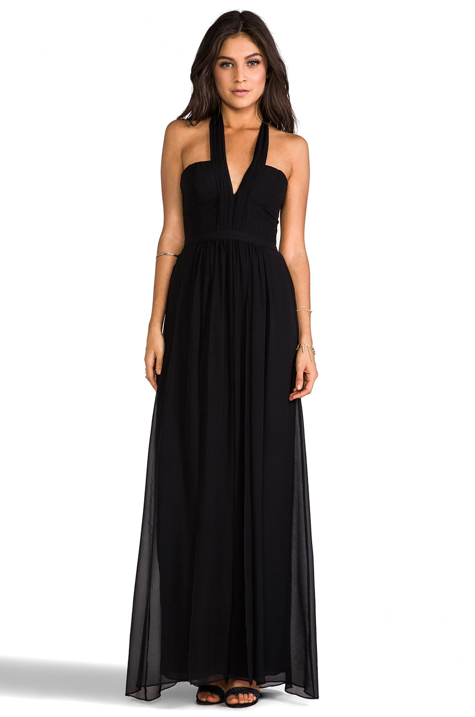 bcbgmaxazria halter dress