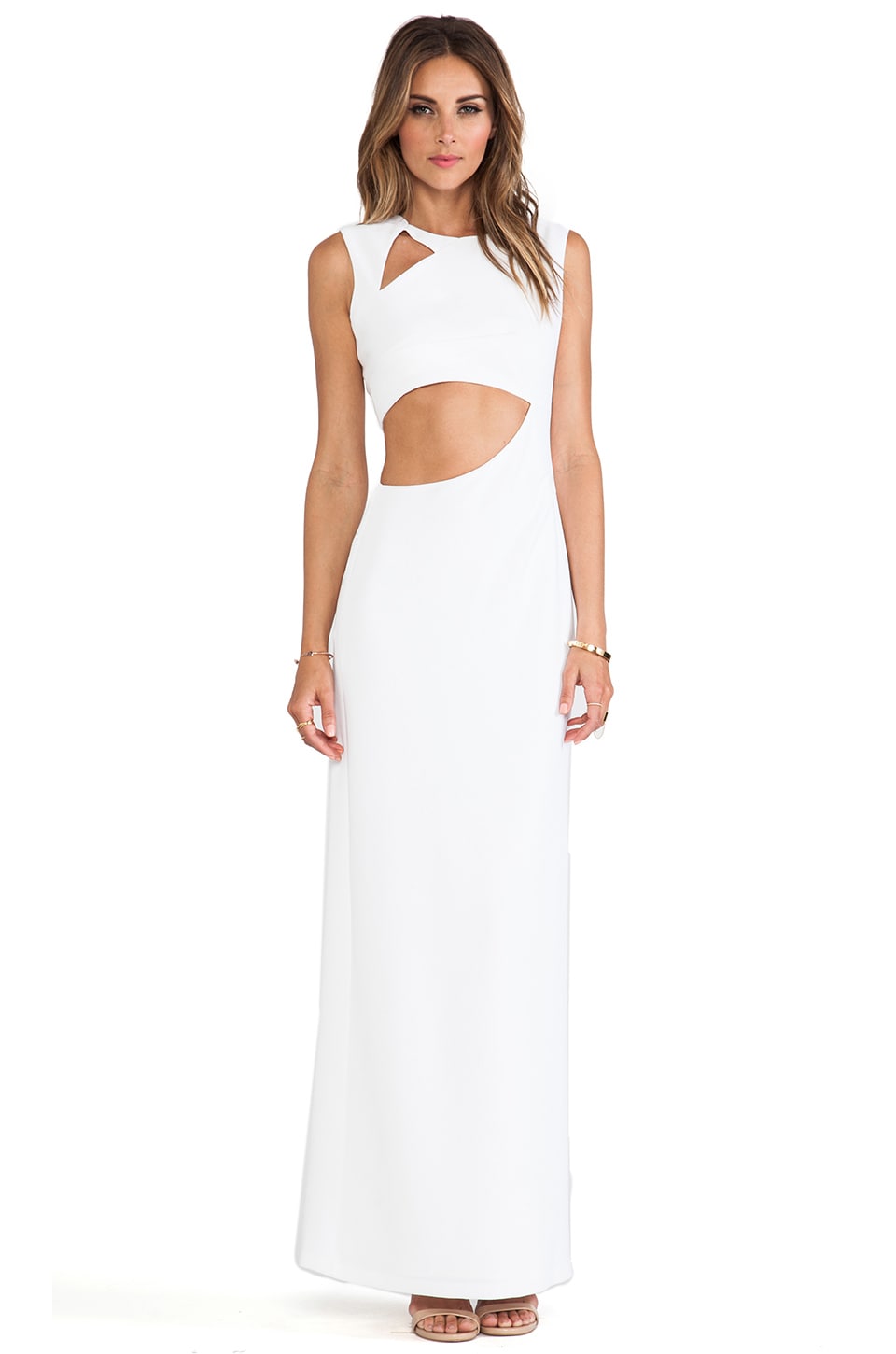 bcbgmaxazria white gown