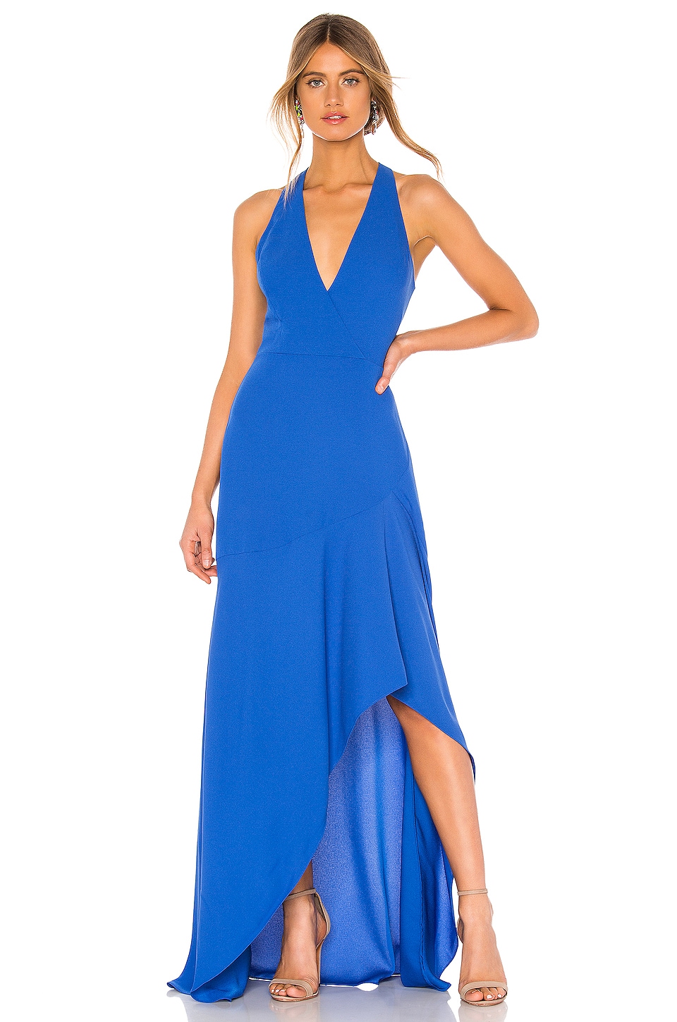 bcbg high low dress