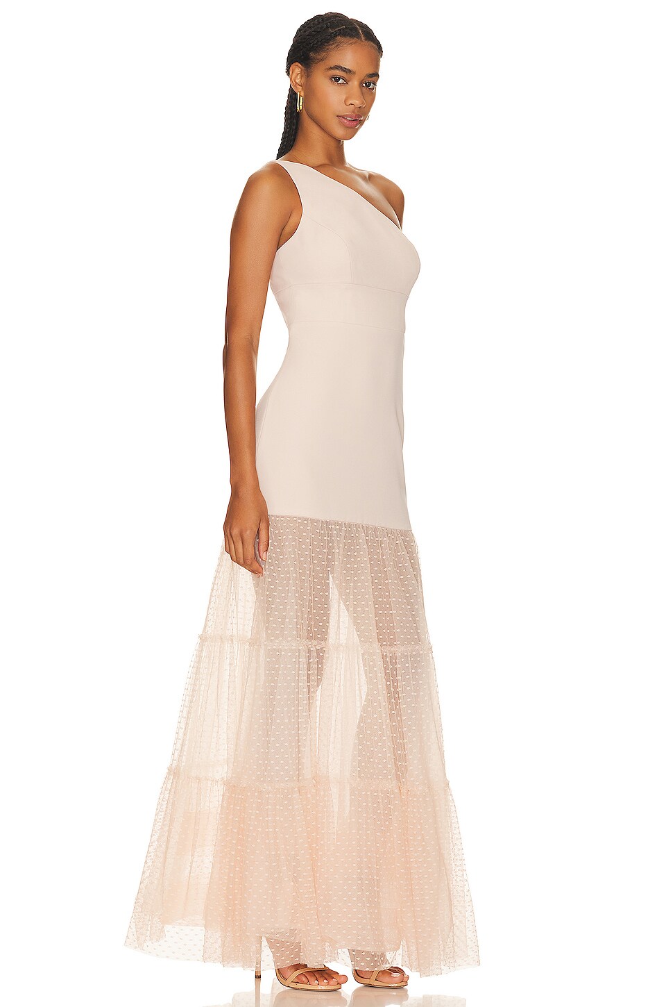 BCBGMAXAZRIA Long Evening Dress in Pink