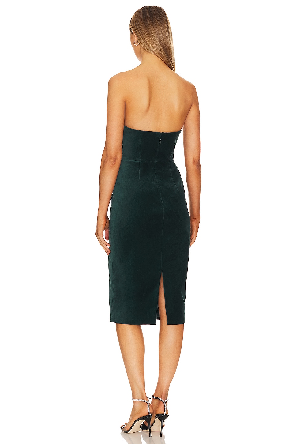 BCBGMAXAZRIA Velvet Bustier Dress thumbnail