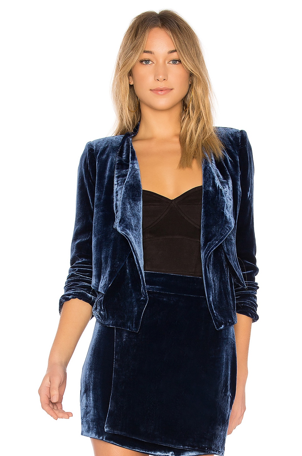 Lloyd Easy Layered Jacket In Imperial Blue