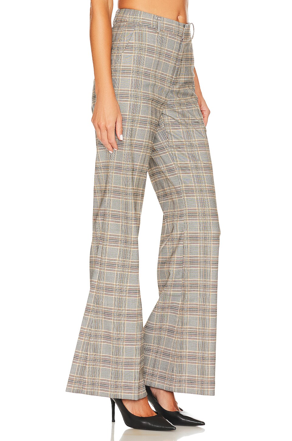 BCBGMAXAZRIA Plaid Pant in Multi