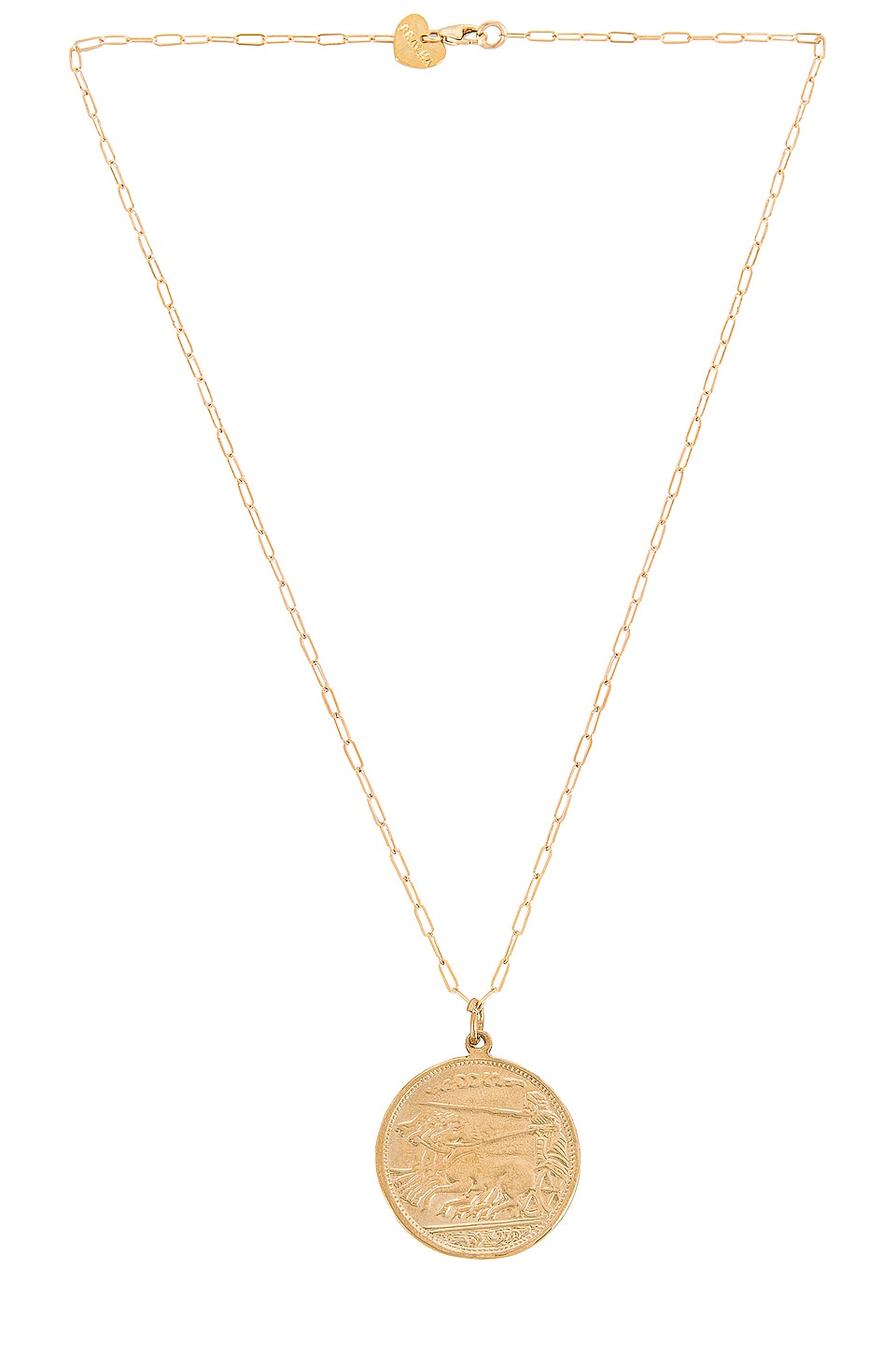 BRACHA Alexander Coin Necklace in Gold 