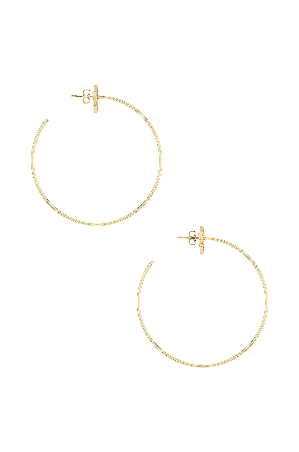 BRACHA Rachel Star Hoop in Gold | REVOLVE