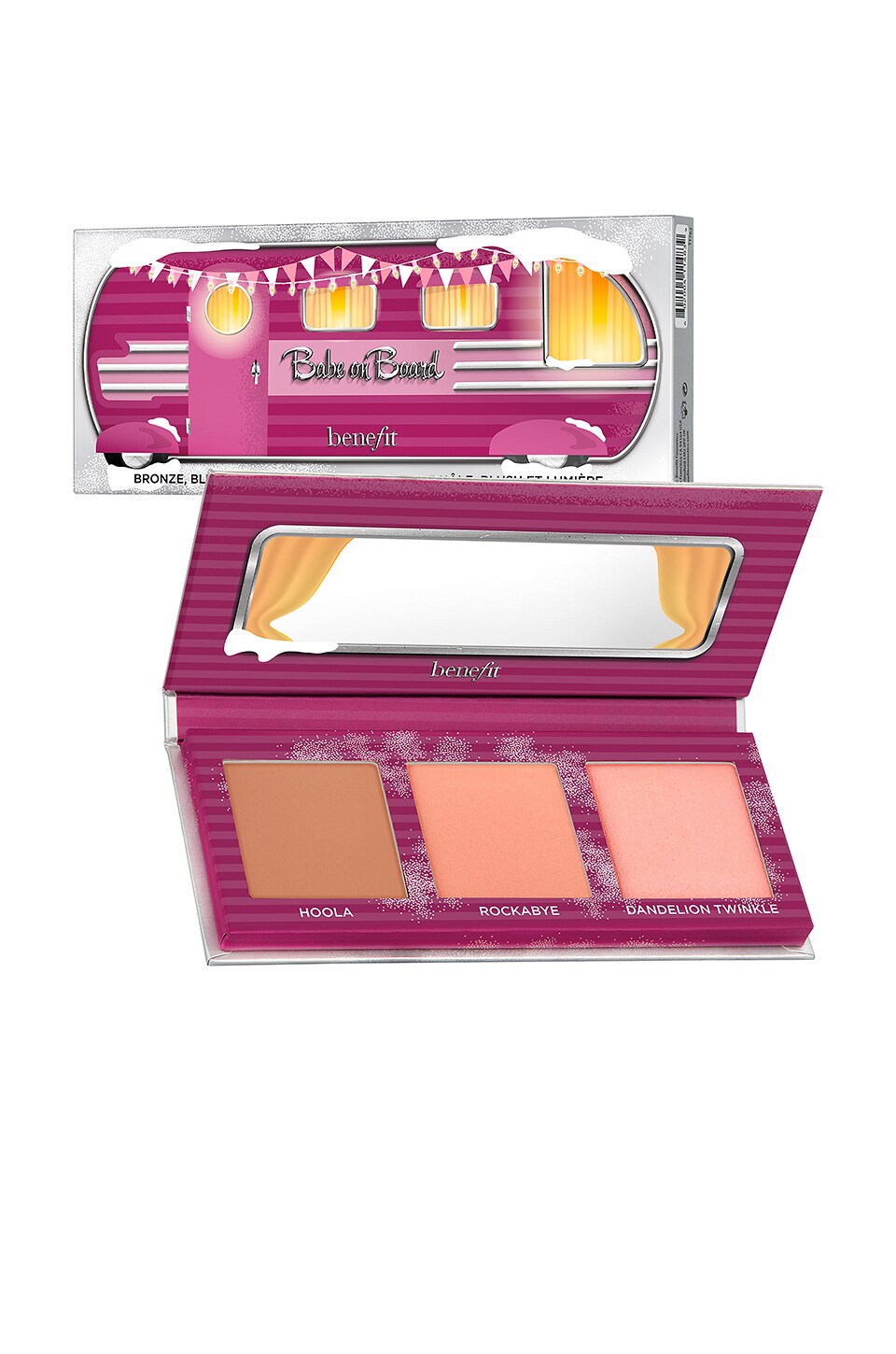 BENEFIT COSMETICS BABE ON BOARD MINI CHEEK PALETTE