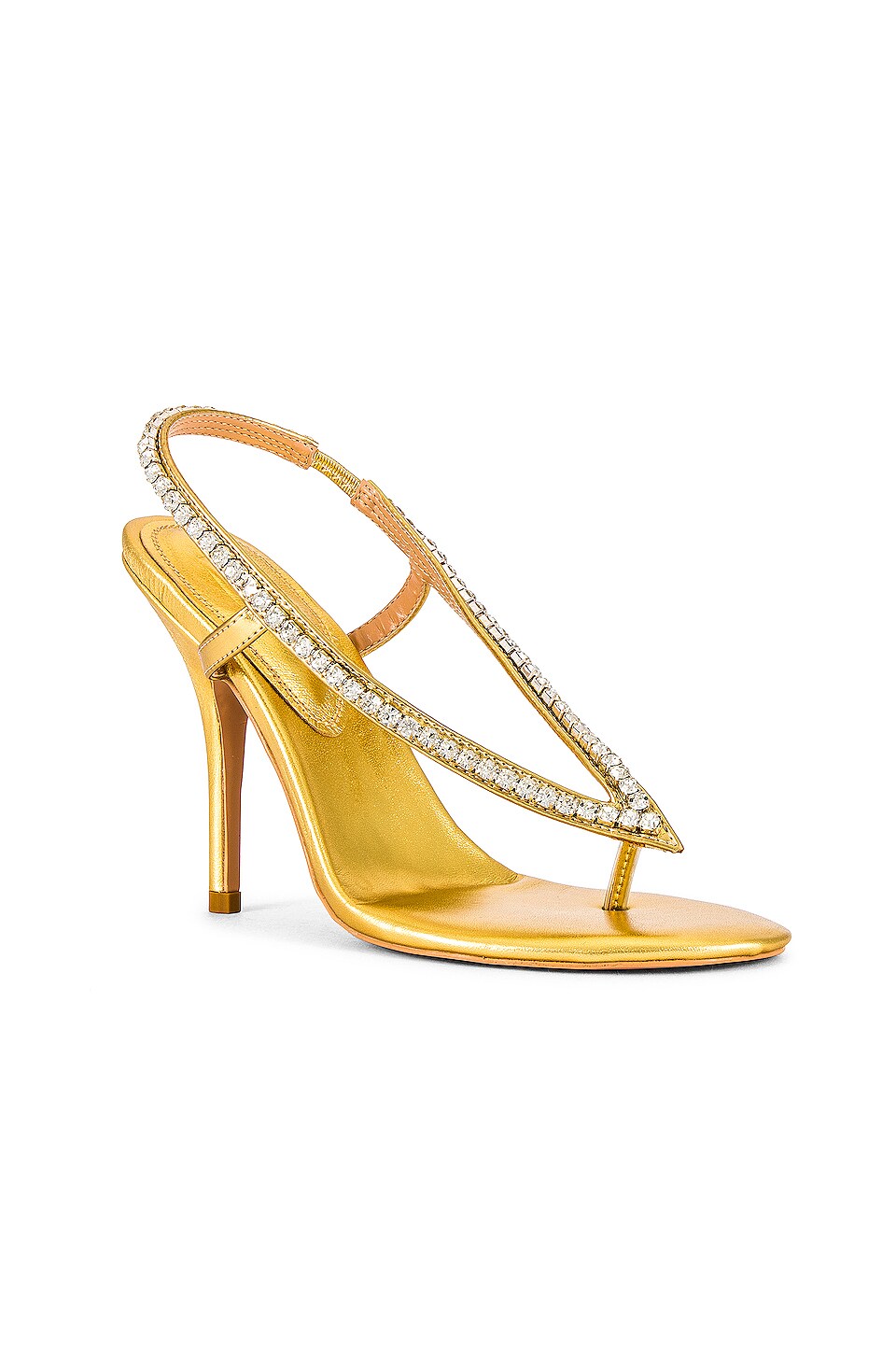 By Dose Aria Sandal in Gold Metallic