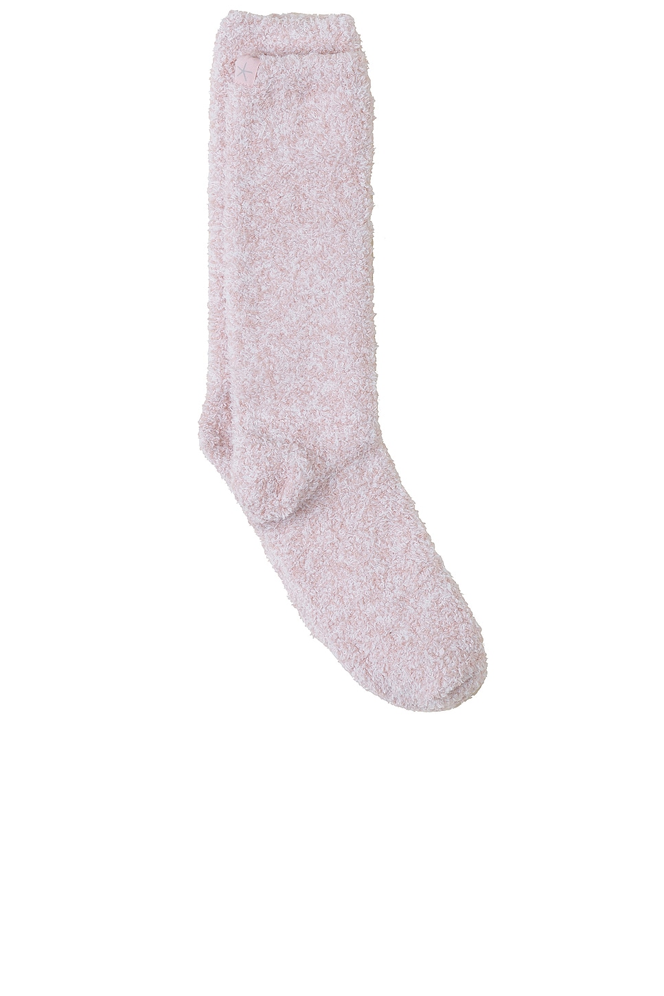 Barefoot Dreams CozyChic Womens Heathered Socks in Dusty Roswhite