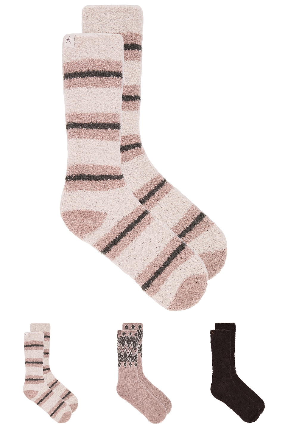 x REVOLVE CozyChic 3 Pair Winter Sock Set