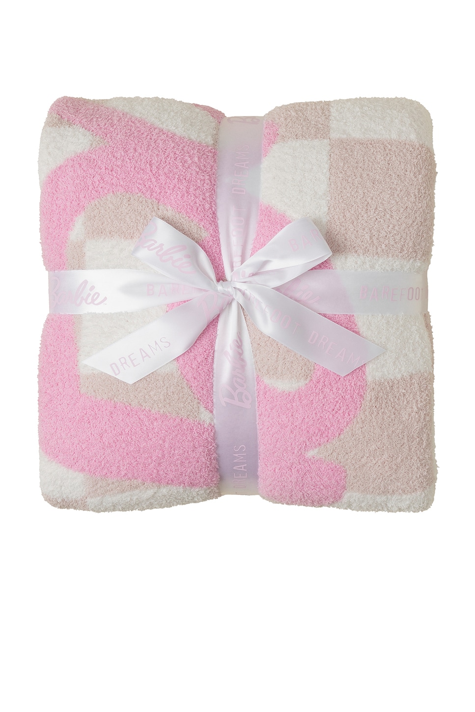 CozyChic Barbie Checkered Throw