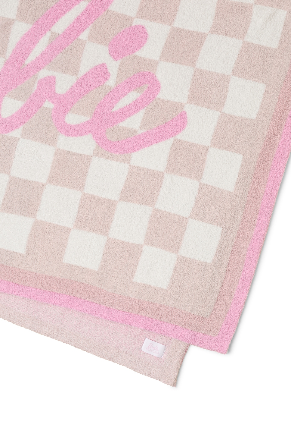 CozyChic Barbie Checkered Throw