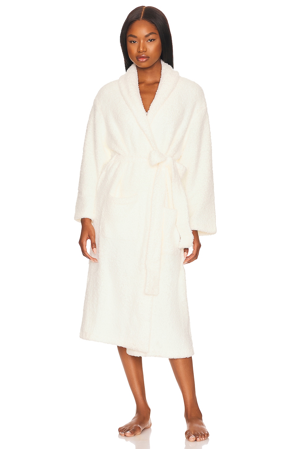 Barefoot Dreams CozyChic Robe in White