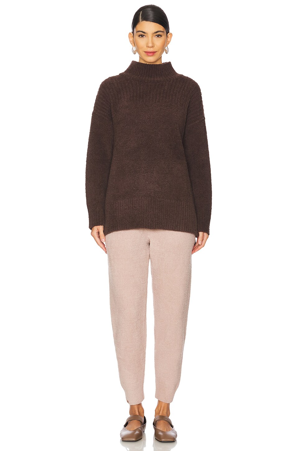 Barefoot Dreams CozyChic High Low Pullover in Java | REVOLVE