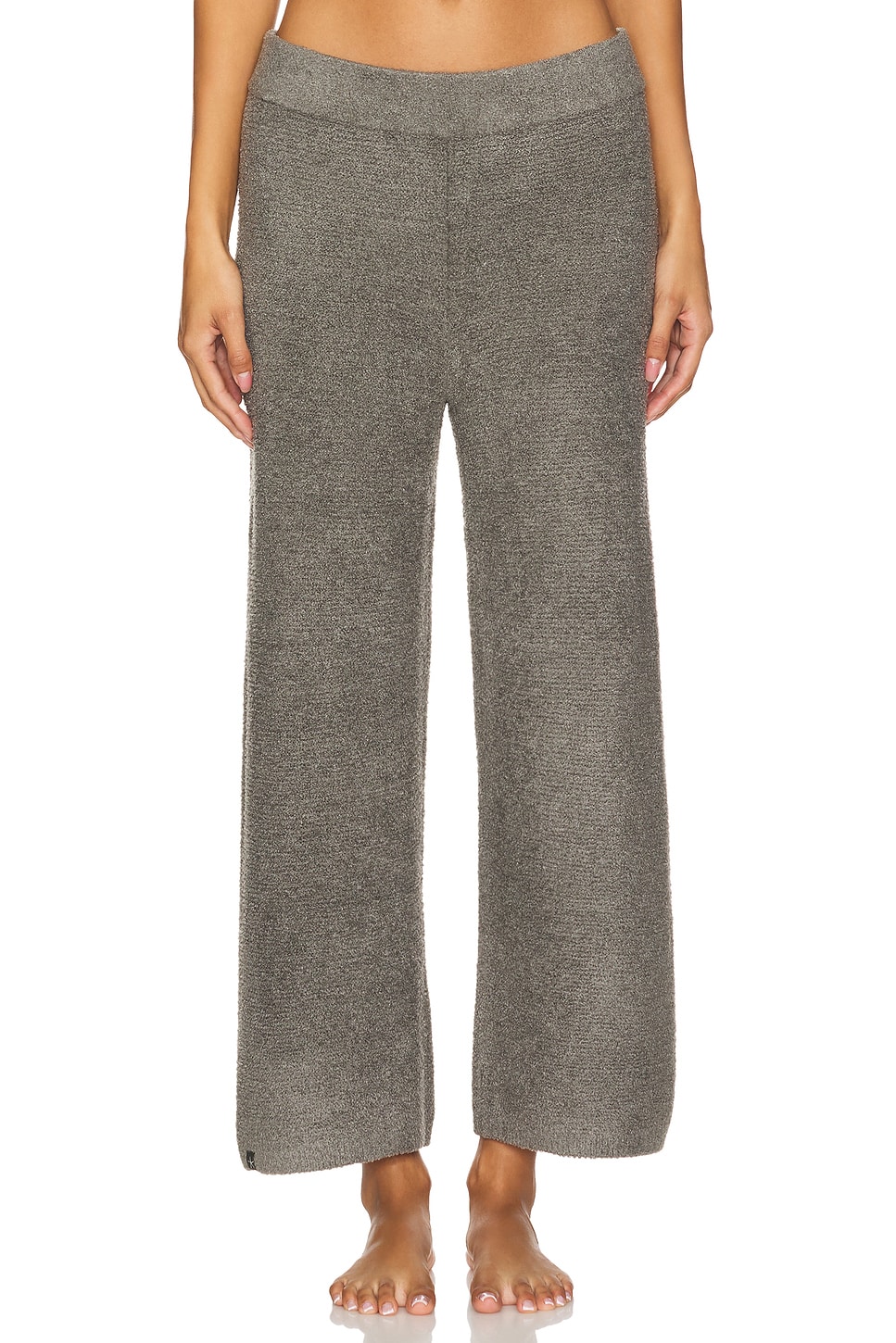 CozyChic Textured Hem Rib Pant