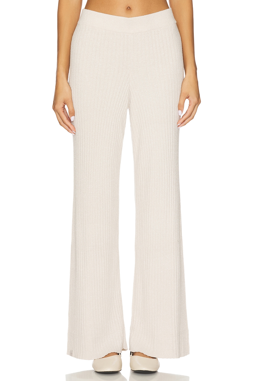 CozyChic Ultra Lite Lurex Rib Wide Leg Pant - thumbnail 2