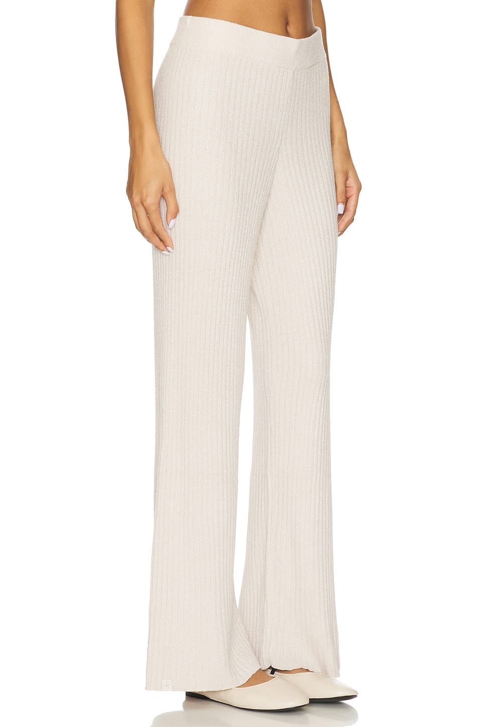 CozyChic Ultra Lite Lurex Rib Wide Leg Pant - thumbnail 3