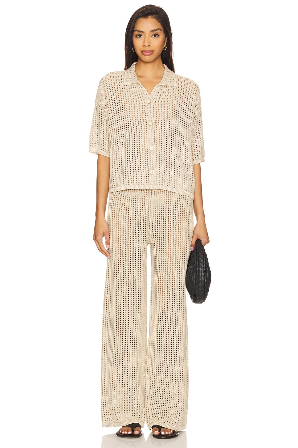 Sunbleached Buttoned Short Sleeve