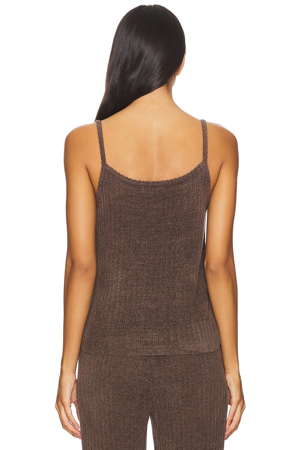 Barefoot Dreams CozyChic Ultra Light Ribbed Tank in Java | REVOLVE