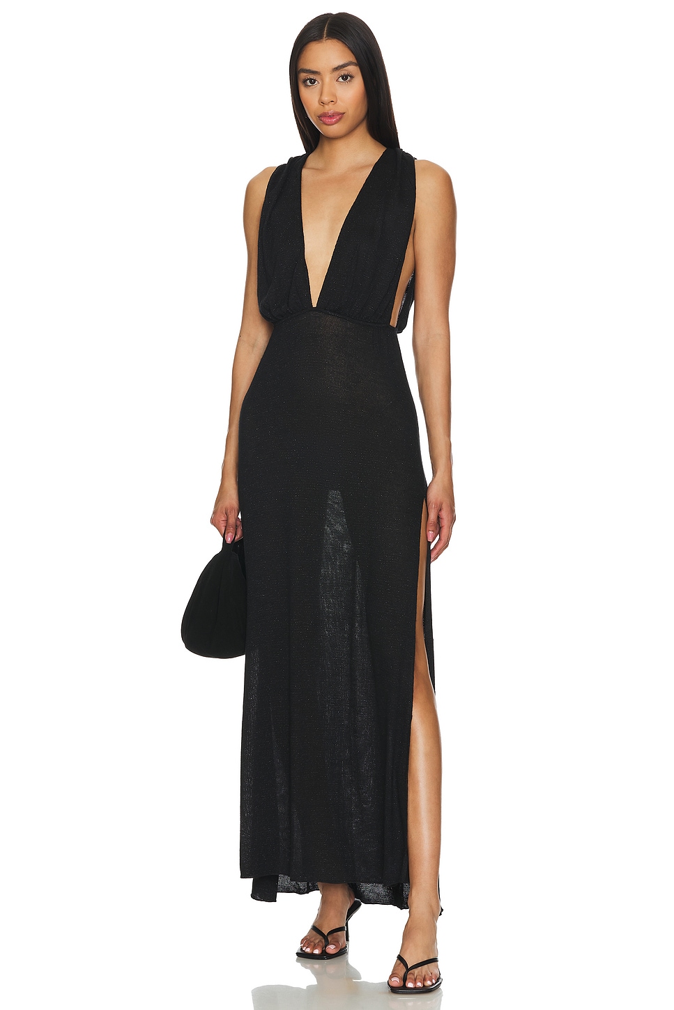 Beach Bunny Annika Maxi Dress in Black REVOLVE