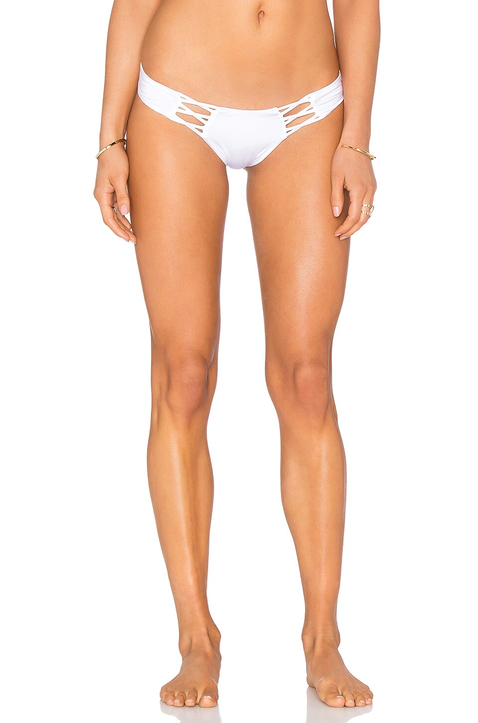 Beach Bunny Bunny Basics Bottom in White REVOLVE