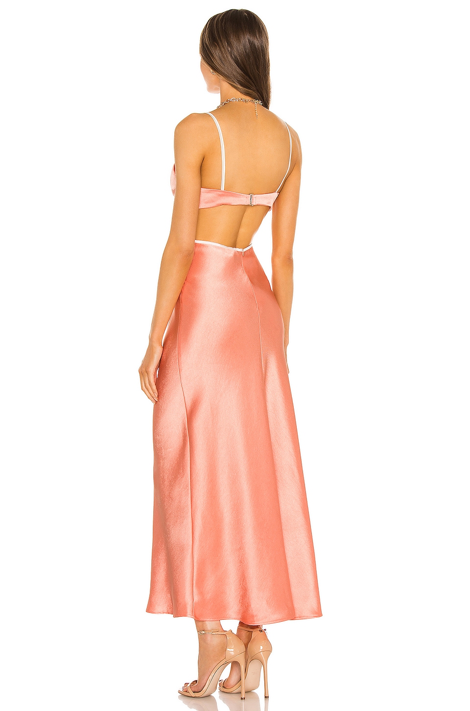 bec and bridge veronique maxi dress coral