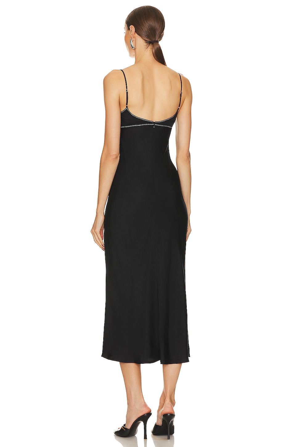bec and bridge black slip dress BEC AND BRIDGE MOONDANCE SLIP DRESS NAVY SIZE 4