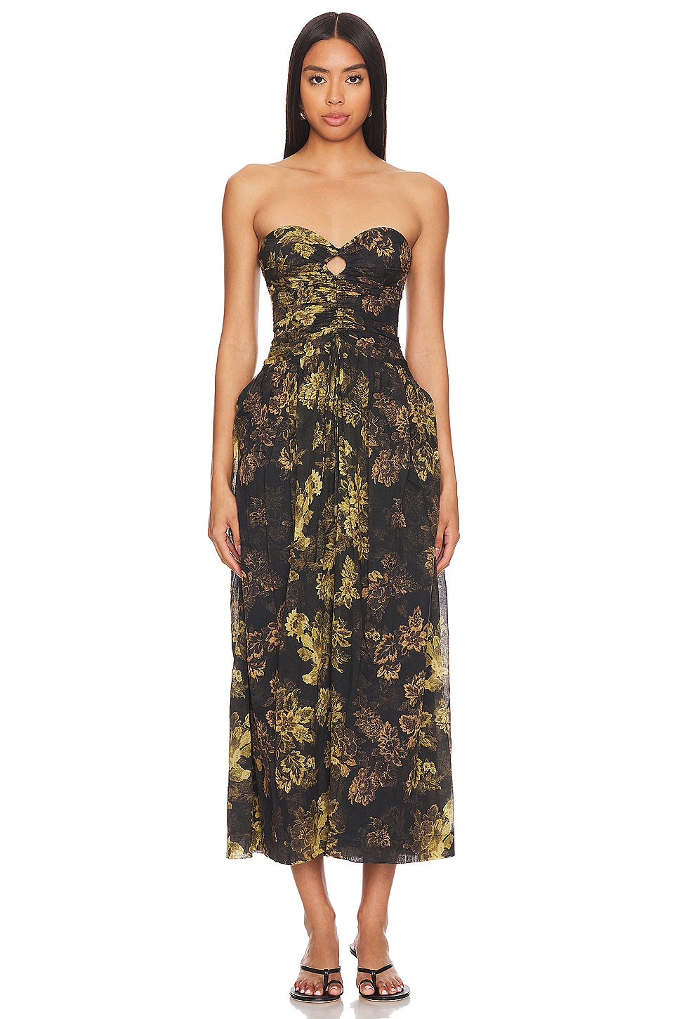 Bec + Bridge Palmer Strapless Maxi Dress in Jasper Floral | REVOLVE