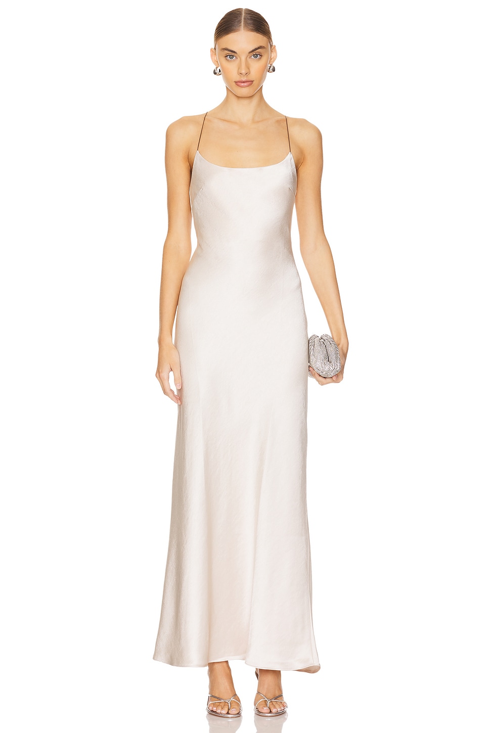 【関税込み】BEC + BRIDGE ベージュ Allegra Tie マキシドレス Bec + Bridge Allegra Tie Maxi Dress in Sand | REVOLVE