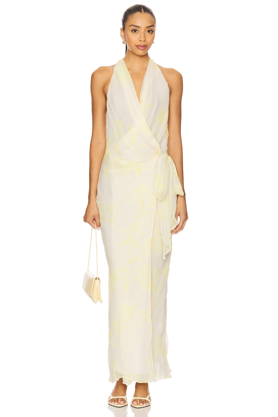 bec and bridge floral maxi dress BEC + BRIDGE Georgiana Strapless Maxi Dress