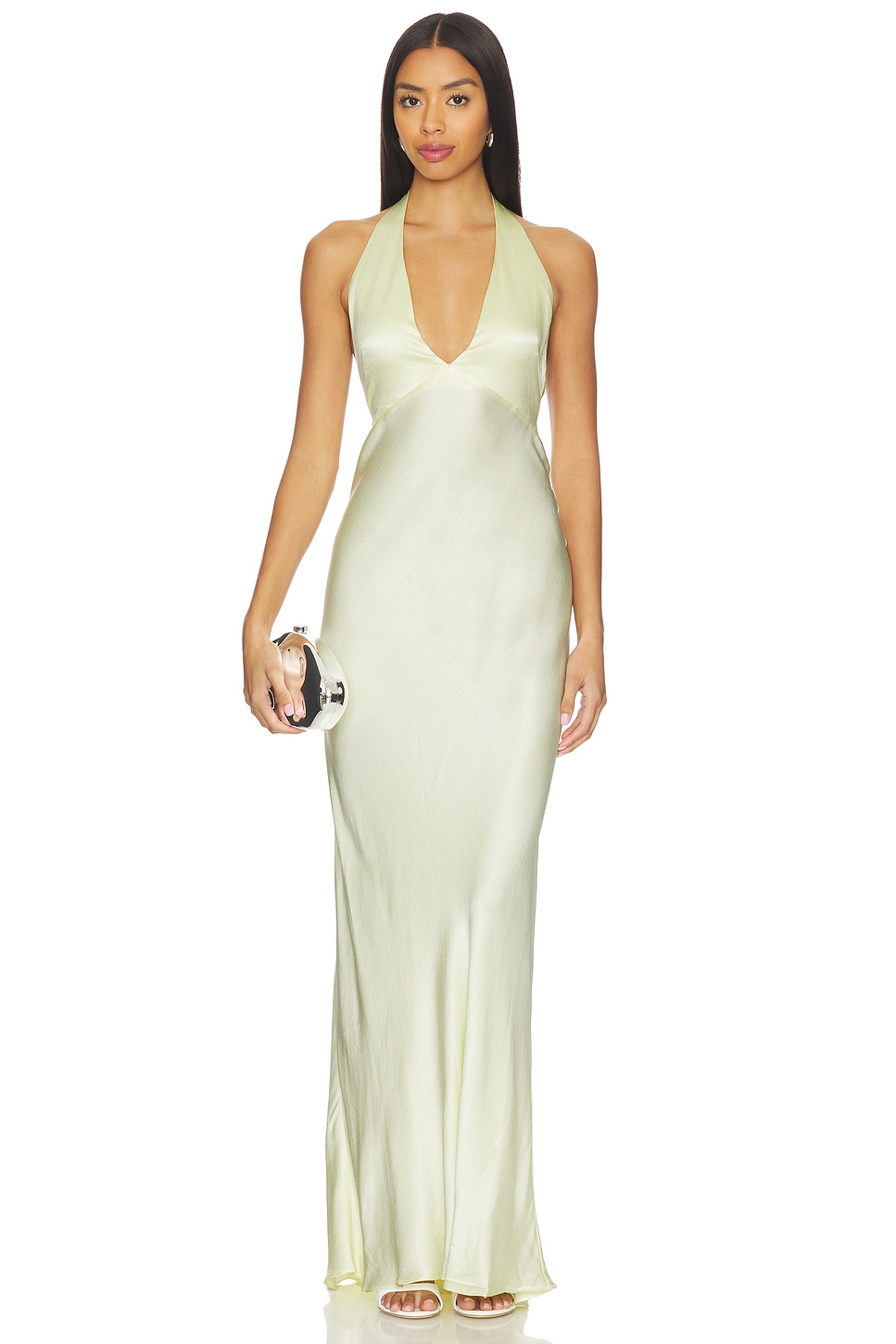 gramercy halter neck dress Cristal Halter Maxi Dress