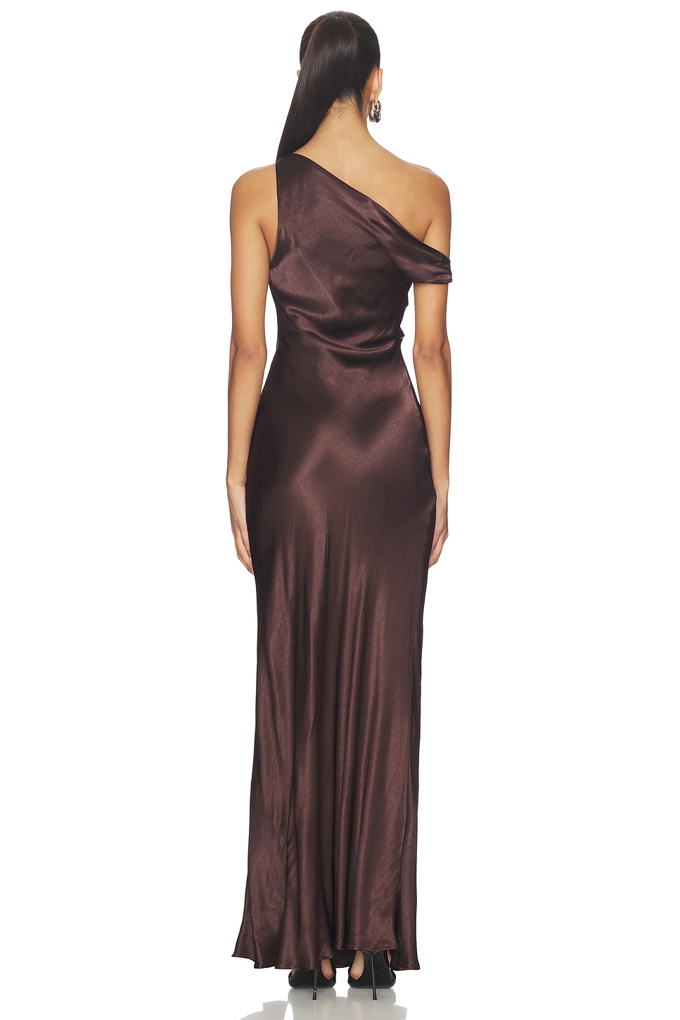 Bec + Bridge Sol Asymmetric Dress in Dark Chocolate | REVOLVE