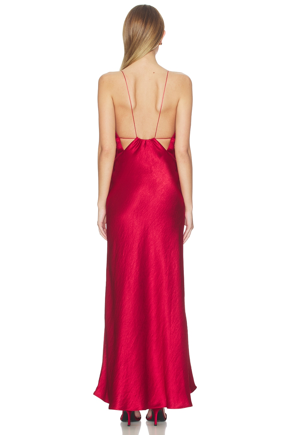 strapless open back dress 1950s Red Silver Cupcake Tulle Dress Medium
