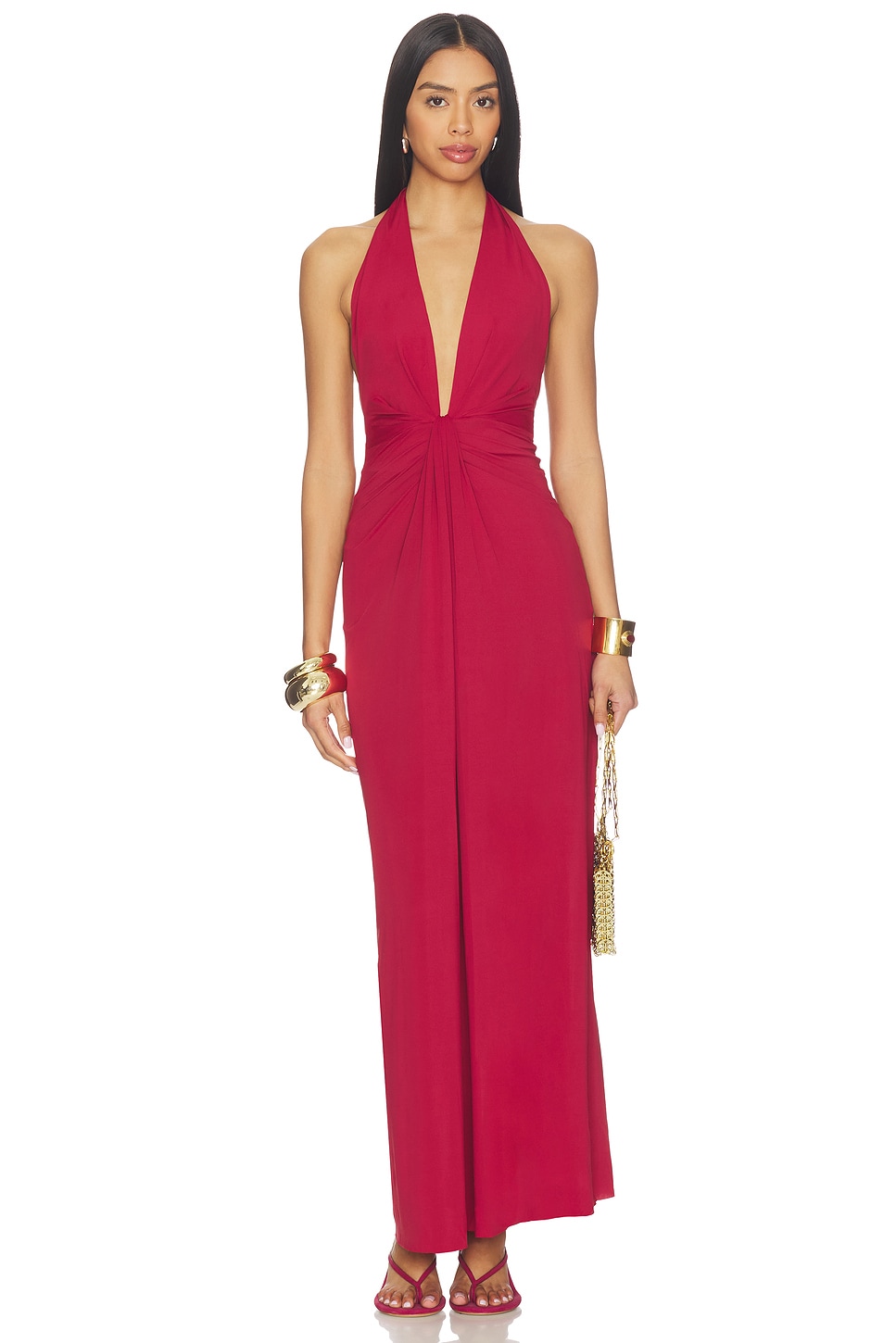 Bec + Bridge Susie Plunge Maxi Dress in Cherry | REVOLVE Bec + Bridge Susie Plunge Maxi Dress in Cherry | REVOLVE