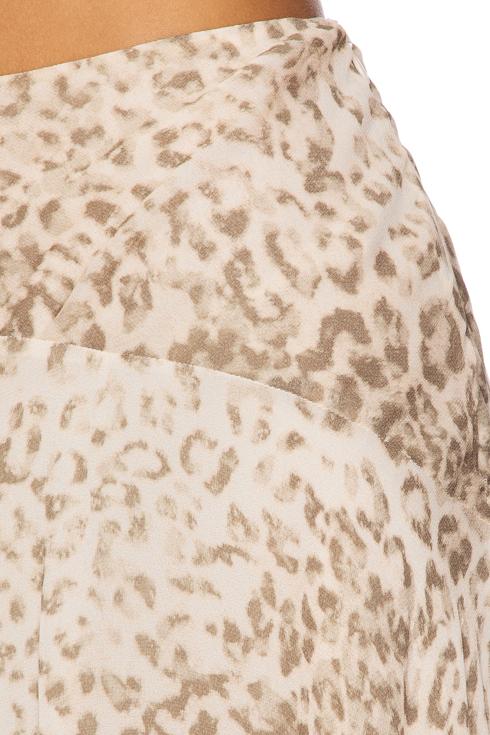 Bec Bridge Feline Asymmetric Skirt in Faded Leopard REVOLVE