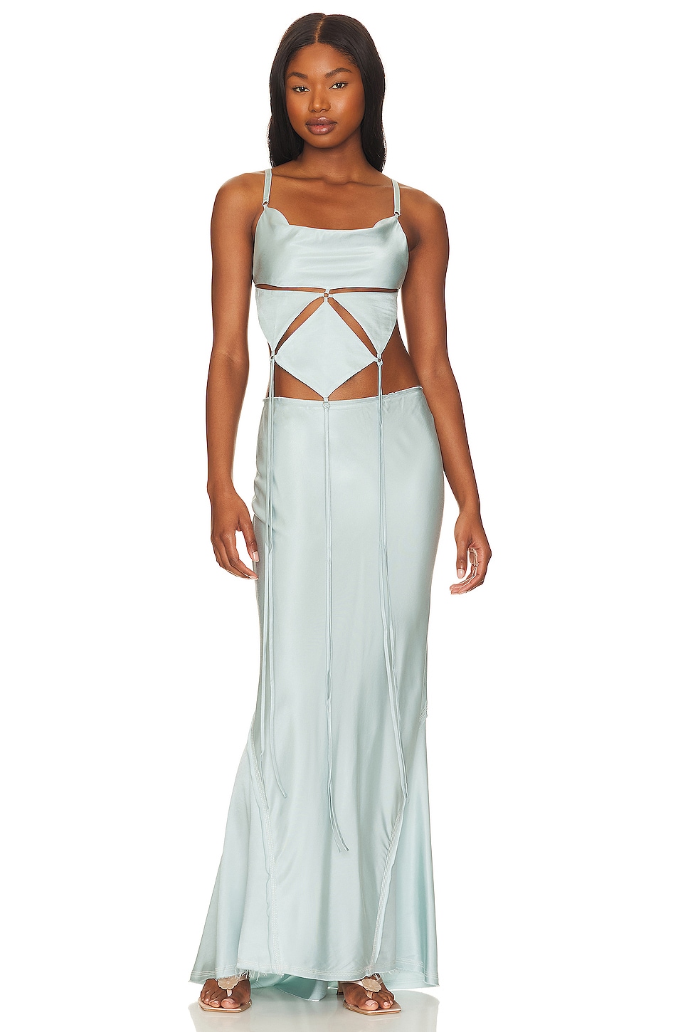 Bec + Bridge Diamond Days Strap Cropped Top thumbnail