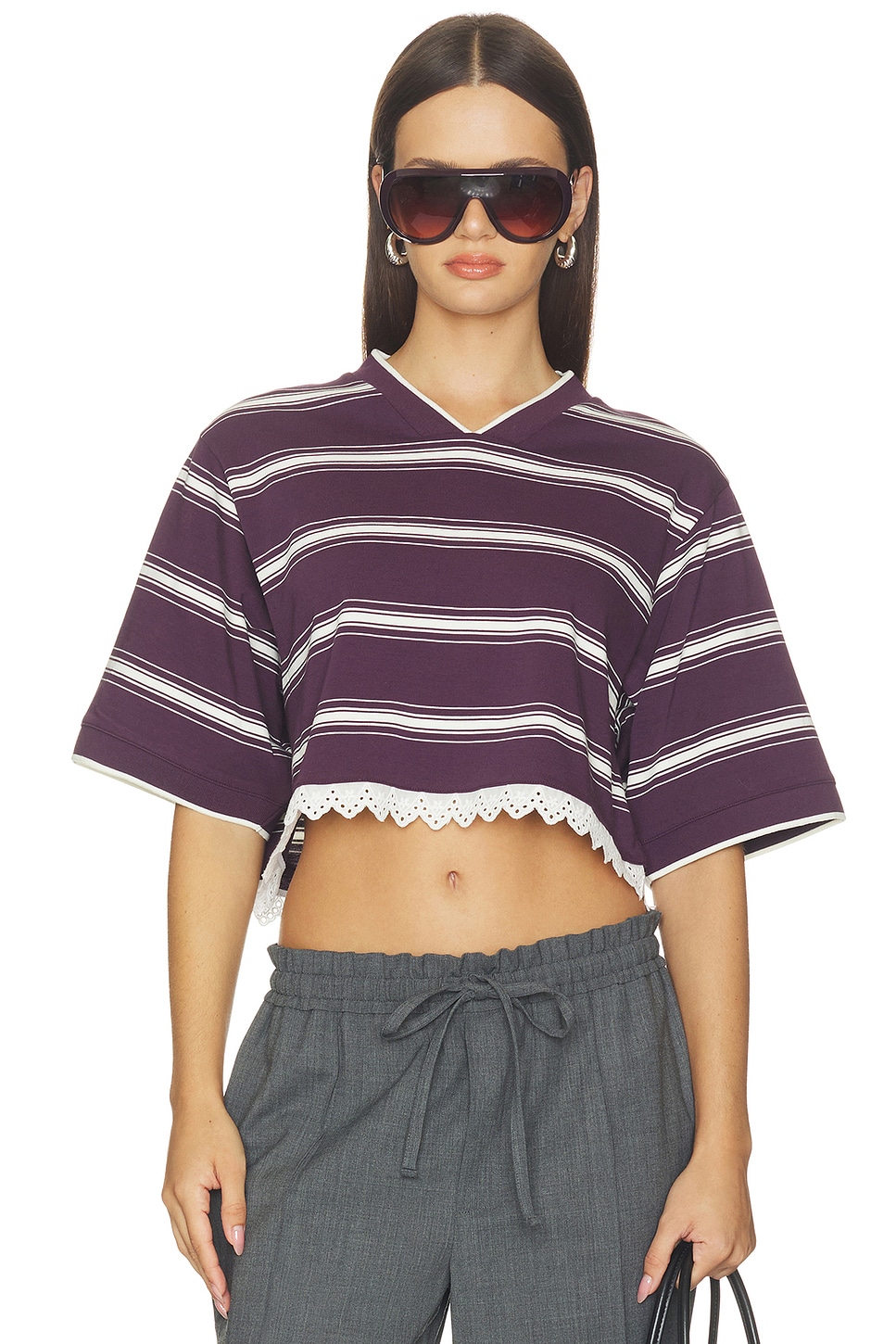 Luisa Cropped Jersey - thumbnail 2