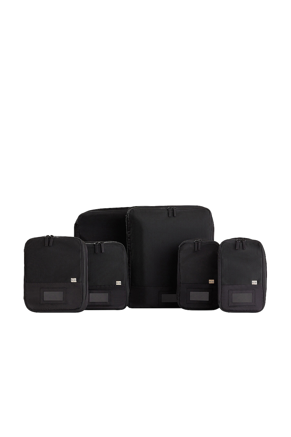 BEIS 6 Piece Compression Packing Cubes In Black REVOLVE beis-6-piece-compression-packing-cubes-in-black-revolve