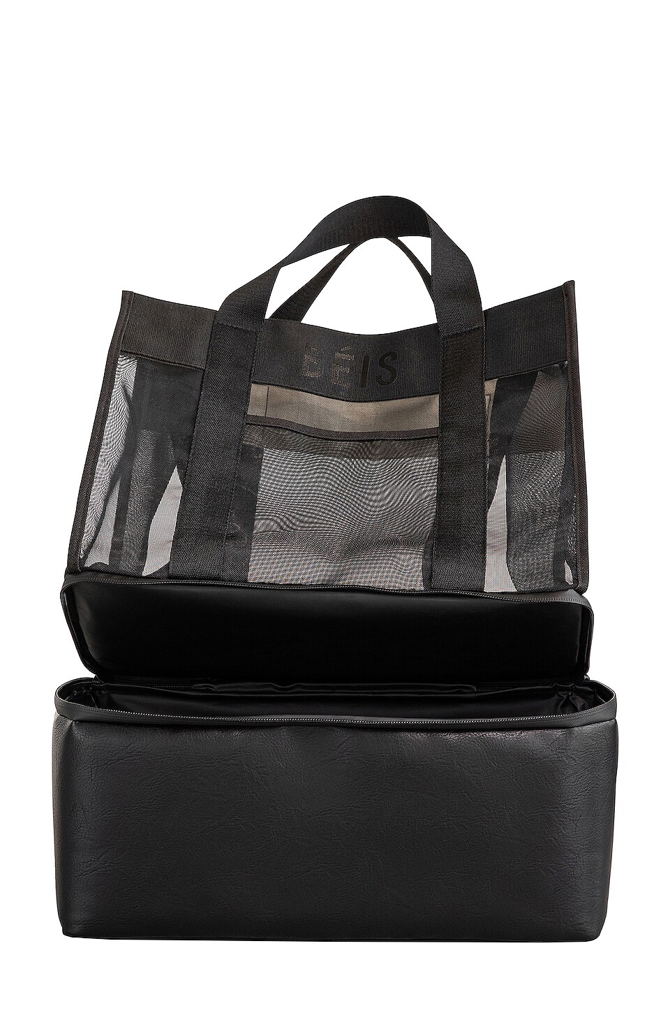 BEIS Mesh Cooler Tote in Black | REVOLVE
