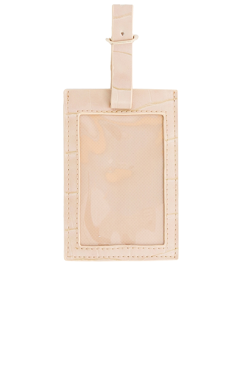 BEIS Passport and Luggage Tag Set in Beige Croc REVOLVE