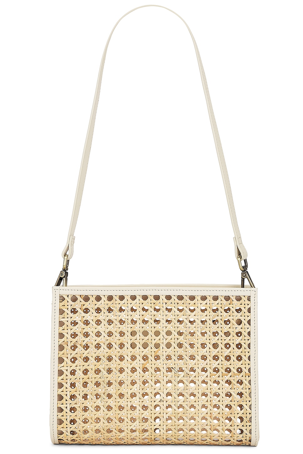 BEMBIEN BOLSA EM RATTAN CREME CECE in Cream Rattan REVOLVE