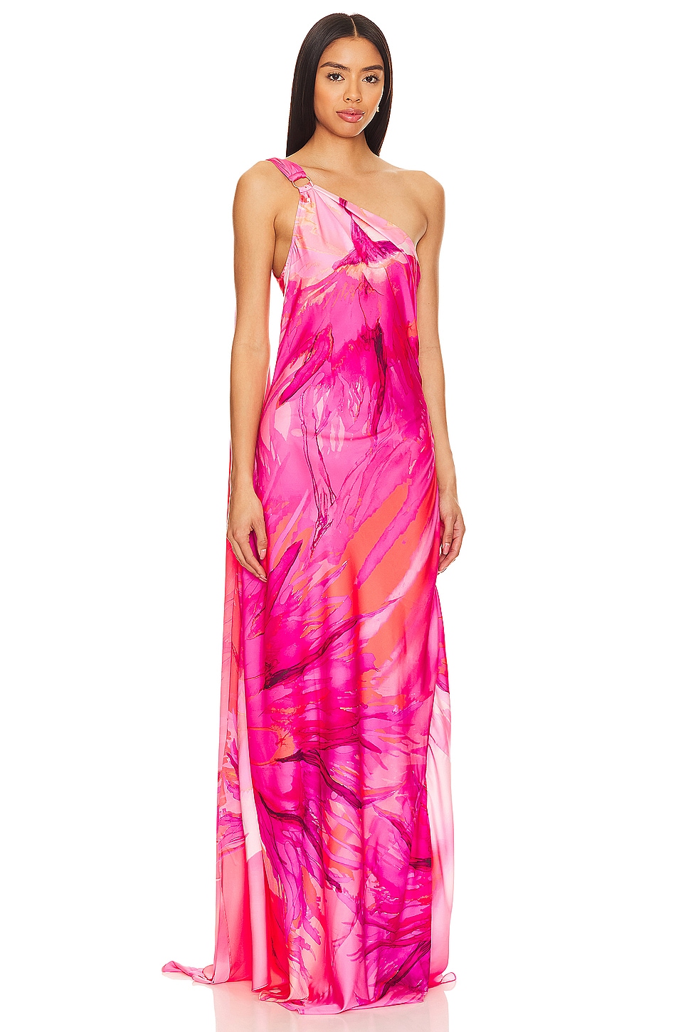 Hemant and Nandita Abira One Shoulder Maxi Dress thumbnail
