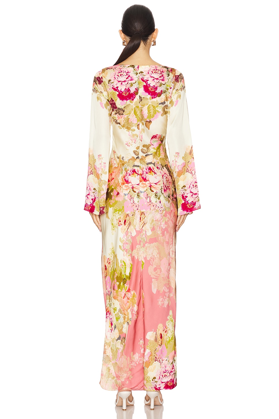 HEMANT AND NANDITA Long Dress in Ivory Mix | REVOLVE HEMANT AND NANDITA Long Dress in Ivory Mix | REVOLVE