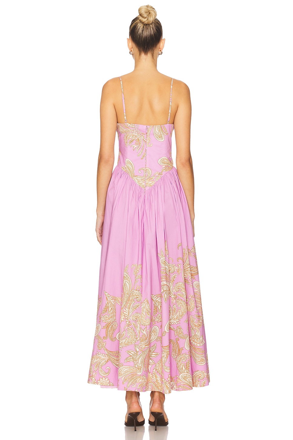 hemant & nandita women's purple vivir maxi dress Buy Hemant & Nandita Purple Vivir Floral Crepe Dress For Women Online