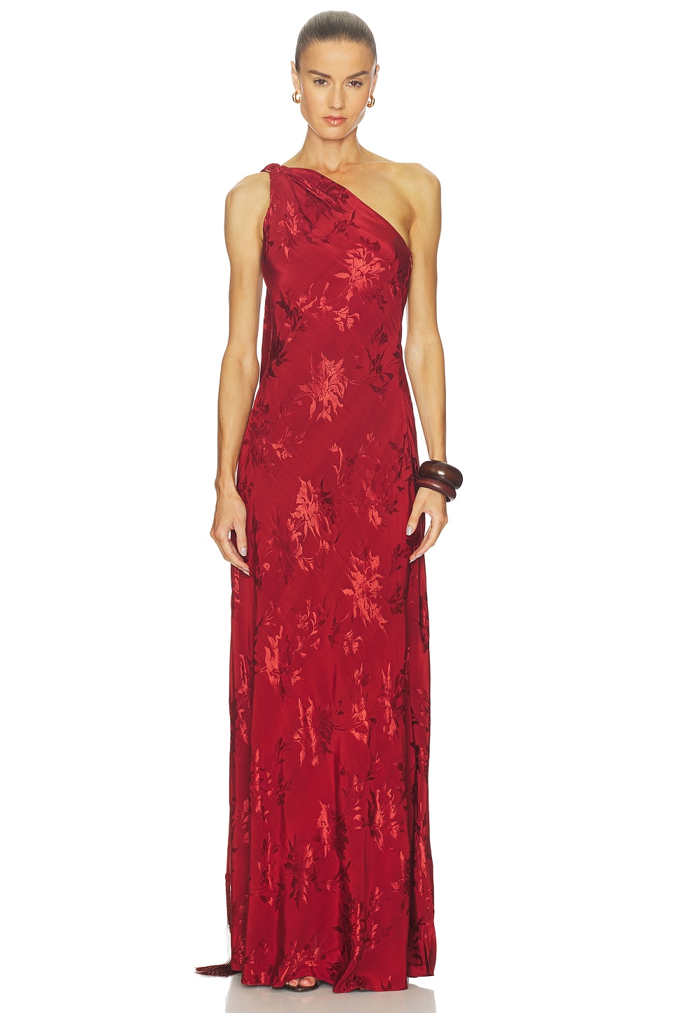 HEMANT AND NANDITA Maxi Dress in Terracotta | REVOLVE