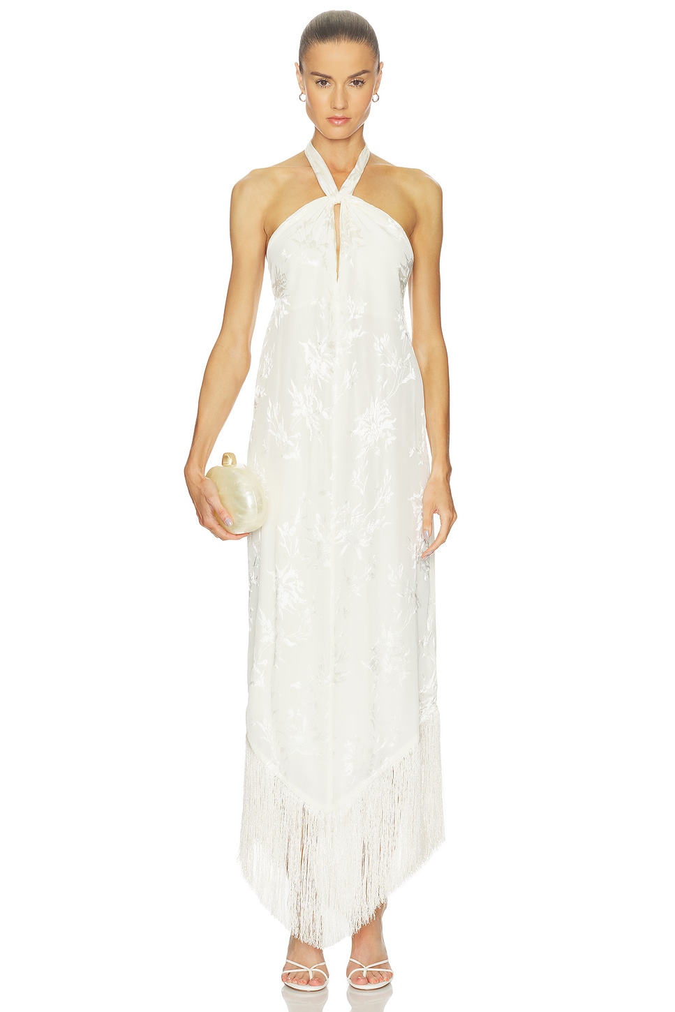high low maxi dress in white hemant and nandita Off White Cotton Gauze Maxi Dress Design by Hemant And Nandita at Pernia's  Pop Up Shop 2026
