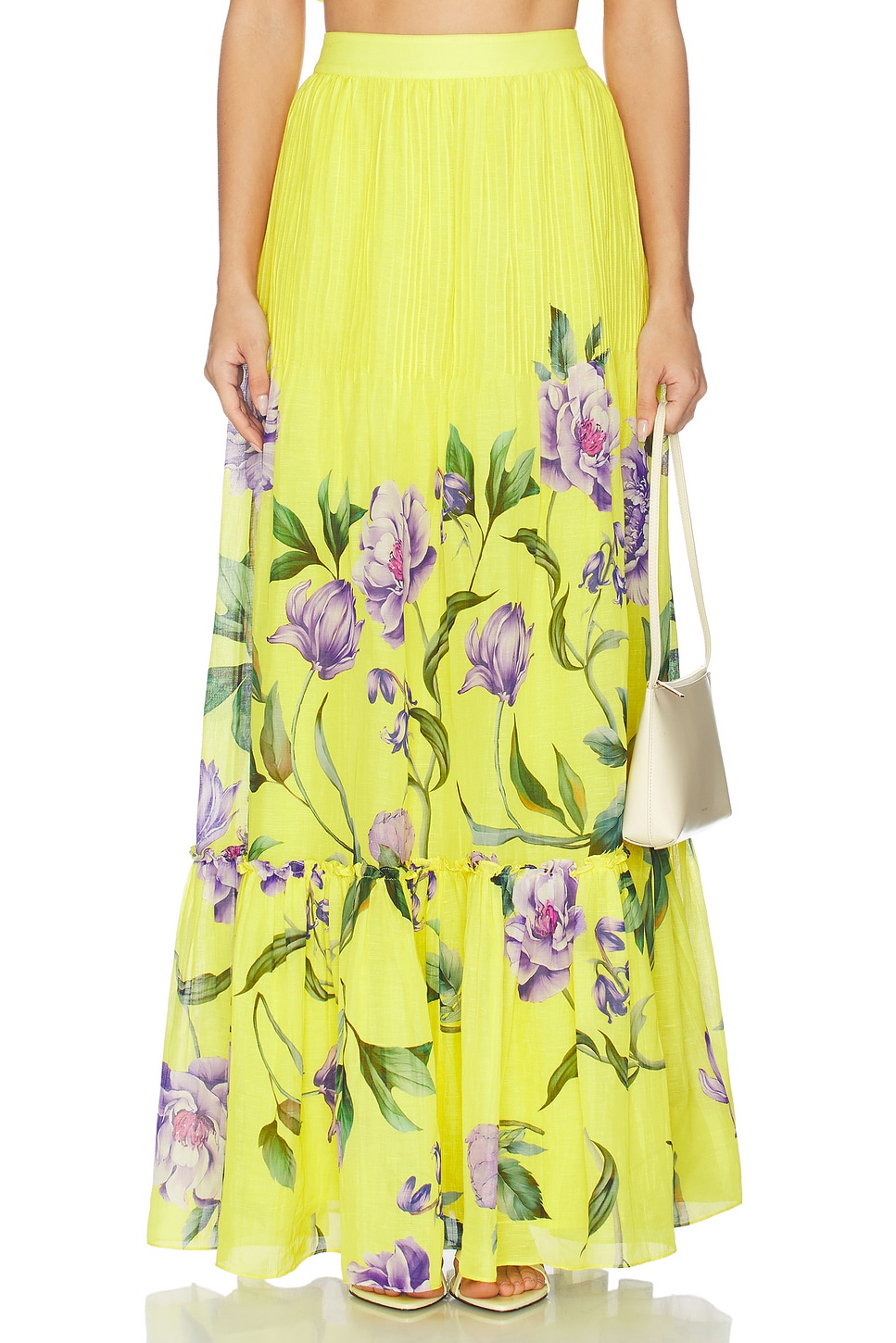 Pintuck Maxi Skirt