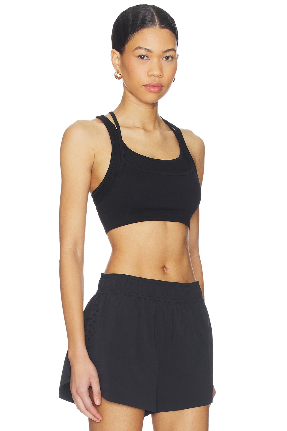 Seamless Double Layer Mesh Bra - thumbnail 3