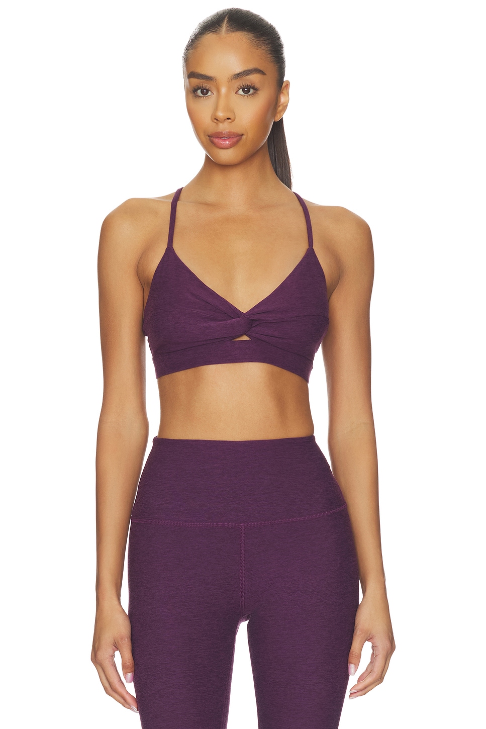 Twist Front Strappy Bra